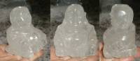Bergkristall Buddha Figur