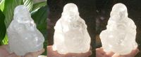 Bergkristall Buddha energetisiert