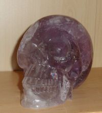 großer Amethyst Kristallschädel, 2,4 kg