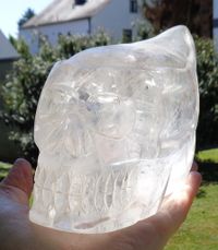 Bergkristall Kristallschädel 2,1 kg