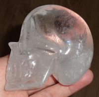 Bergkristall Kristallschädel aus Brasilien 440 g