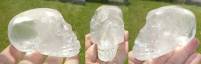 Bergkristall Kristallschädel ca. 190 g