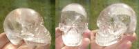 Bergkristallschädel aus Brasilien ca. 150 g klar
