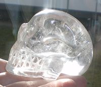 lemurischer Bergkristall Kristallschädel