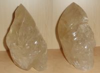 Citrin Kristallschädel 2,66 kg mit Spitze