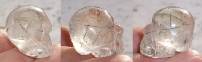 Turmalinquarz Kristallschädel ca. 16 g