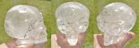 Turmalinquarz Kristallschädel ca. 700 g