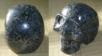 Gabbro Merlinit Kristallschädel ca. 8,6 kg