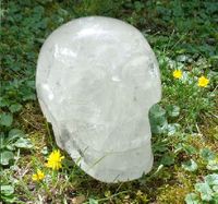 großer Bergkristallschädel aus Brasilien 3,7 kg